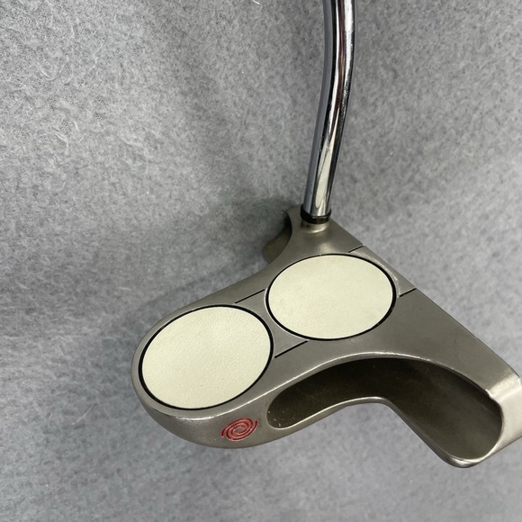 ODYSSEY White Steel 2-Ball Blade Golf Club Putter 34" RH Wow - Picture 4 of 9